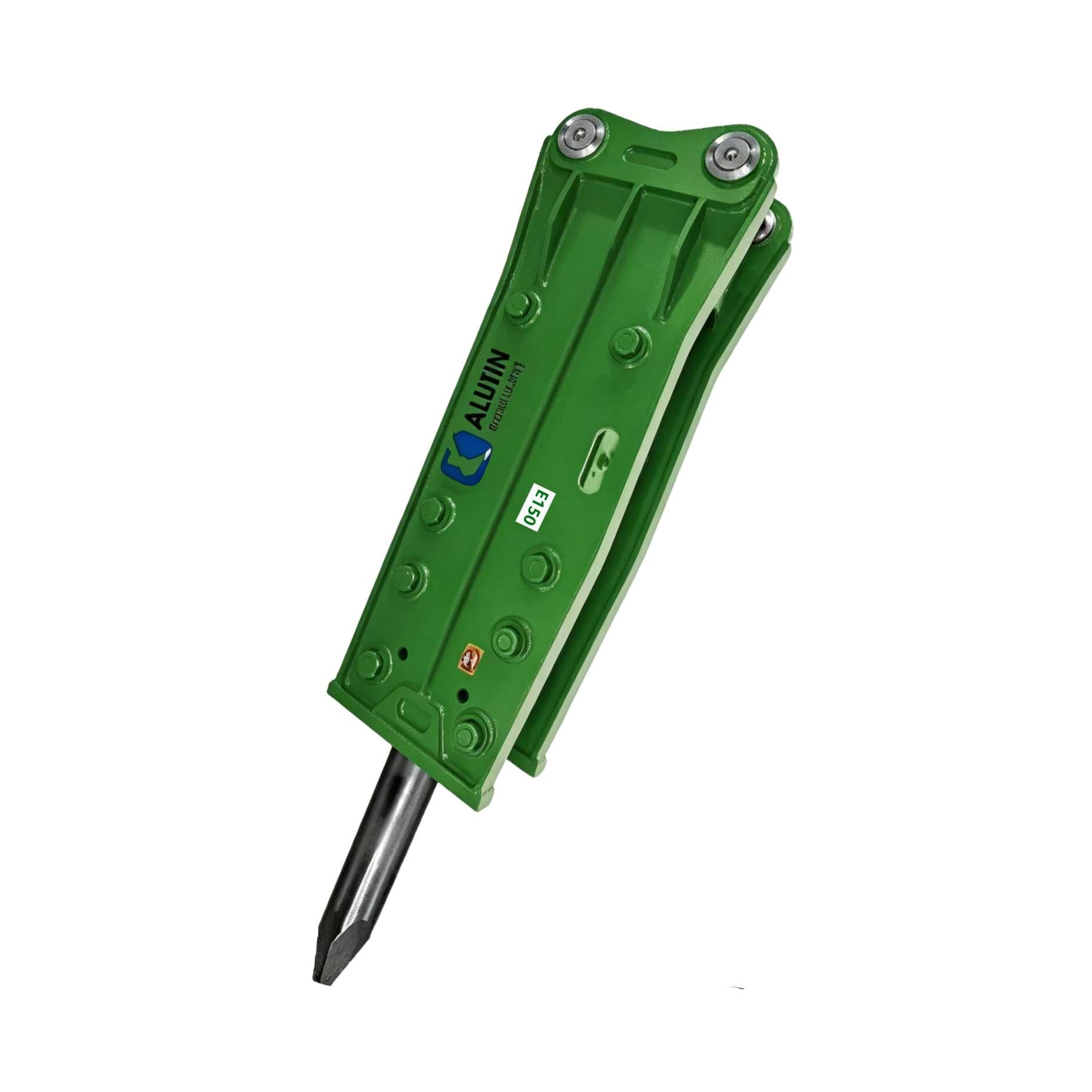 E150 excavator breaker hammer, hydraulic cannon head, right-angle breaker.
